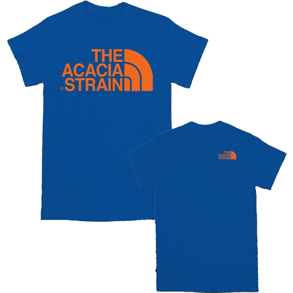 The Acacia Strain Stack Arch Royal T-Shirt The Acacia Strain Merch Gifts For Friends