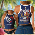 France World Cup 2026 Tank Top France National Team Merch Football Fan Gear Women's