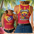 Colombia World Cup 2026 Tank Top Colombia National Team Merch Womens Clothing Gift For Fans