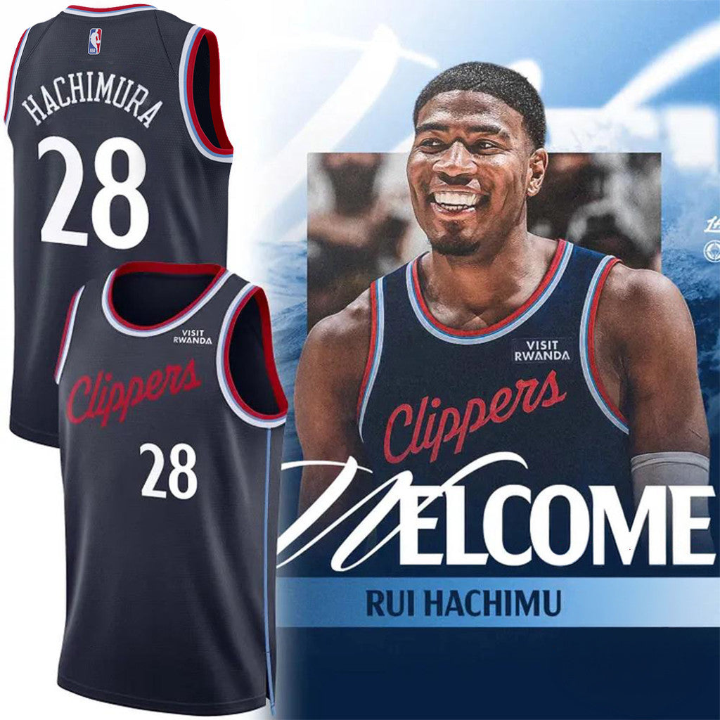 Rui Hachimura Basketball Jersey #28 Los Angeles Clippers 2026 Merch Gift For Basketball Fans