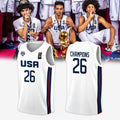 Team USA 2026 FIBA U17 World Cup Championship Basketball Jersey Gifts For Basketball Fan