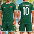 Custom Iraq National Team Jersey Shirt Shorts Set World Cup 2026 Merch Match Day Clothing Men's