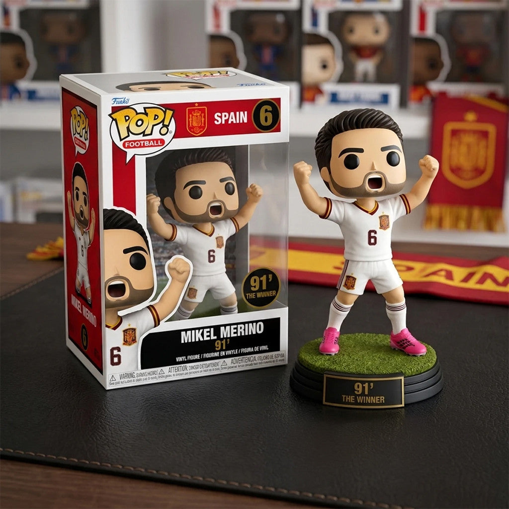 Mikel Merino Spain Knockout Hero Funko Pop 2026 Mikel Merino Spain World Cup 2026 Merch