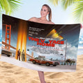 Star Trek The Voyage Home 40th Anniversary Beach Towel Star Trek Merch Gifts For Summer