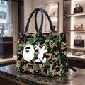 Personalized Bape X Mickey Mouse Camo Leather Handbag Birthday Ideas For Sisters