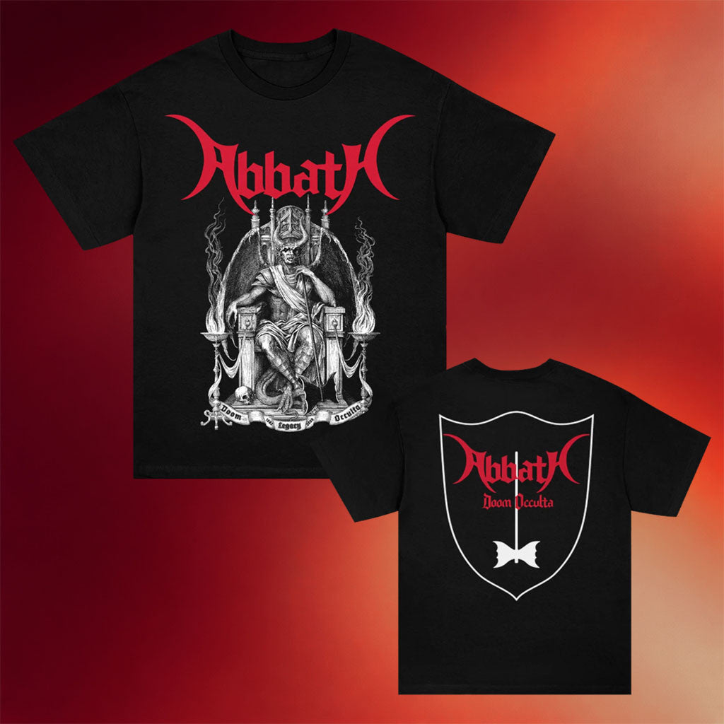 Abbath Merch 2026 Throne T-Shirt Black Doom Occulta Shirt Gift For Metal Band Fans - Merchluma