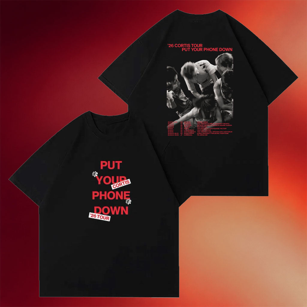 Cortis Tour Merch 2026 Put Your Phone Down T-Shirt Cortis Shirt Best Gift For Music Fans - Merchluma