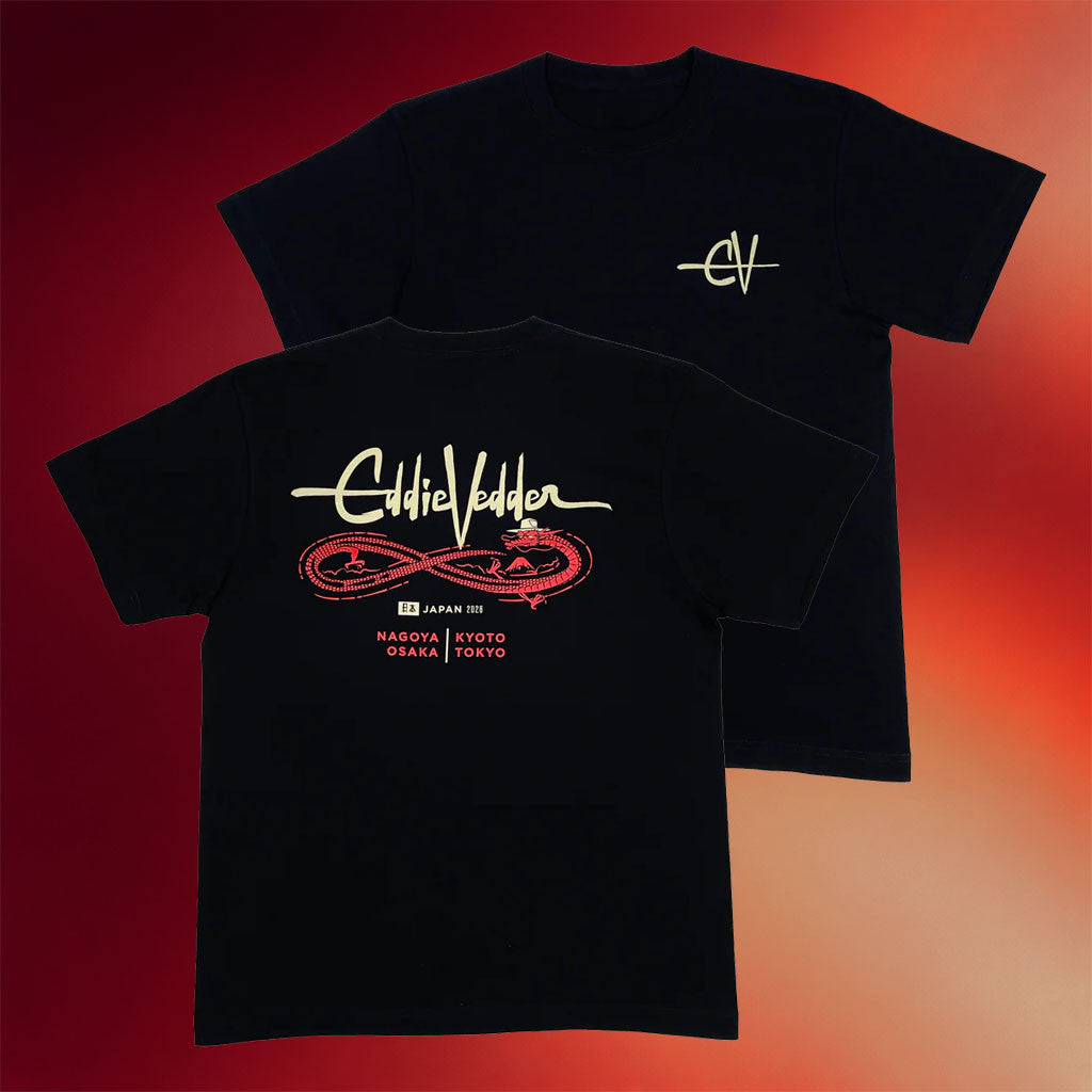 TSURT Merch Eddie Vedder Figure 8 Dragon T-Shirt Eddie Vedder Tour 2026 Merch Gift For Fans - Merchluma
