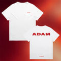 Adam Lambert Merch 2026 ADAM Logo T-Shirt White Best Gifts For Music Lovers - Merchluma