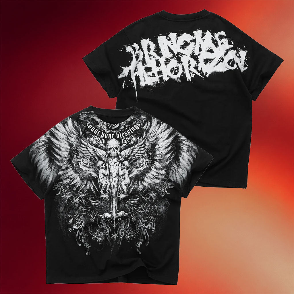 Bring Me The Horizon Merch 2026 Malice In My Veins T-Shirt Count Your Blessing Shirt Fan Gifts - Merchluma