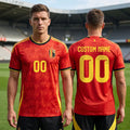 Personalized FIFA World Cup 2026 Belgium National Home Replica Soccer Jersey Belgium Fan Gear