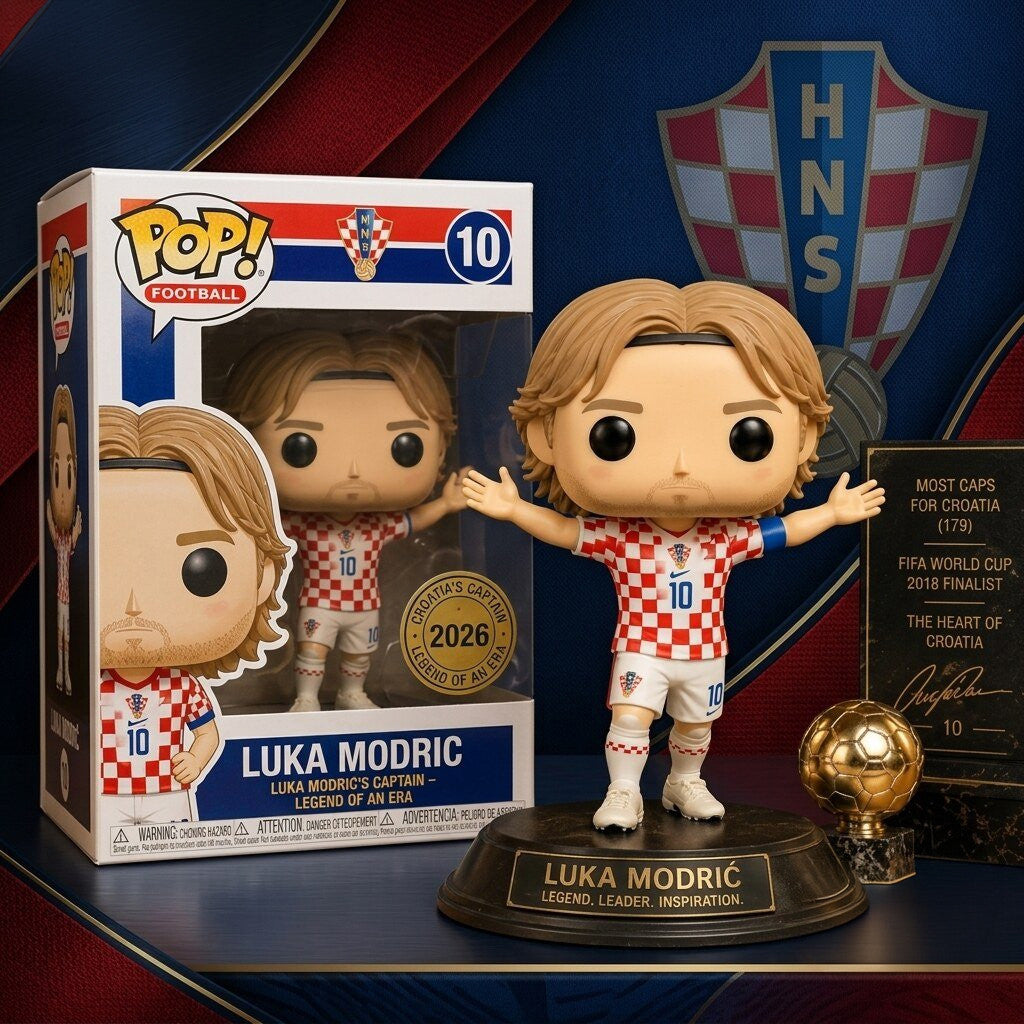 Luka Modric End Of An Era Croatia National Team Football Legend Funko Pop Luka Modric WC Merch