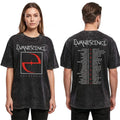 Evanescence 2026 World Tour Date Back Washed T-Shirt Evanescence Merch Rock Fan Gifts