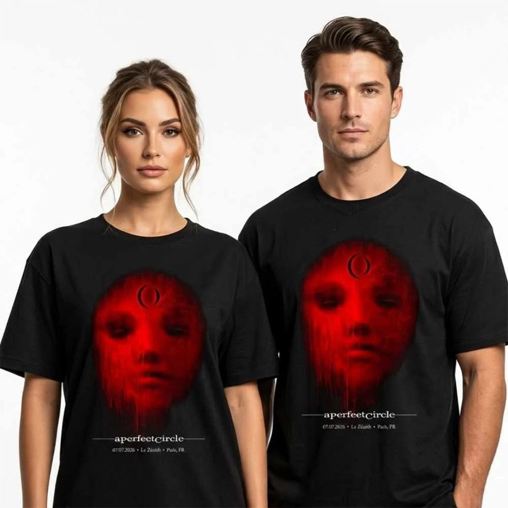 A Perfect Circle Paris Concert 2026 Merch Poster Event Artwork By Hannah Vandermolen T-Shirt
