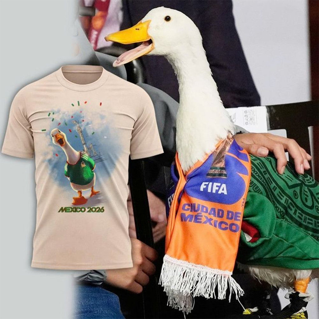 Mexico World Cup 2026 Merlin The Duck T-Shirt Game Day Merch Gift For Mexico Football Fans