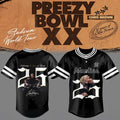 Chris Brown Breezy Bowl XX Miami Marlins Baseball Jersey 2026 Fan Merch Best Gift For Brothers