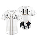 Chris Brown Raymond R And B Tour Baseball Jersey R&B Tour Merch 2026 Gift For Music Fans