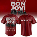Bon Jovi Forever Tour 2026 Baseball Jersey Signature Bon Jovi Merch Gift For Music Fans