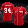 BTS Arirang World Tour Baseball Jersey #94 JHope Jersey BTS Tour Merch 2026 Gift For Army