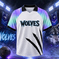 Minnesota Timberwolves City Edition Northern Lights V-Neck Jersey 2026 Timberwolves Merch