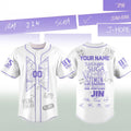 Personalized BTS Comeback World Tour Baseball Jersey BTS Arirang Tour Merch 2026 Army Gifts
