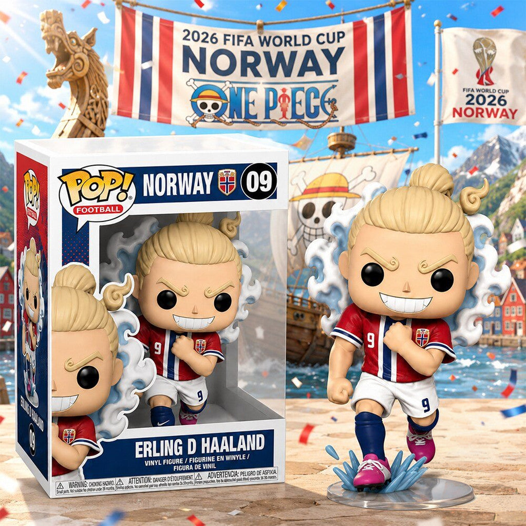 Erling Braut Haaland #9 Norway World Cup One Piece Funko Pop 2026 Haaland Merch Gift For Fans