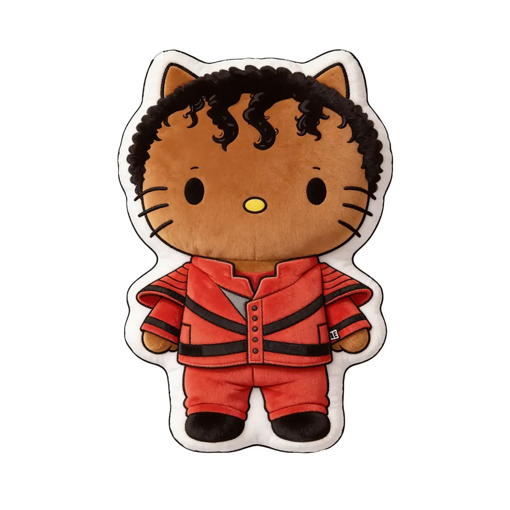 Michael Jackson Thriller Hello Kitty Plush Pillow Michael Jackson Merch Cute Home Decor For Fan