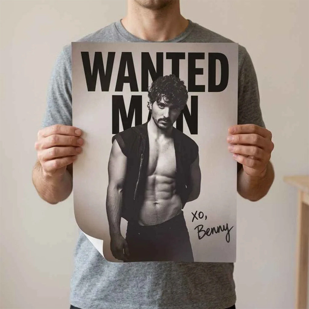 Benson Boone Wanted Man World Tour 2026 Merch Trailer Poster Wall Art Decor Gifts For Fans
