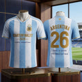 Argentina FIFA World Cup 2026 Quarterfinalist Football Jersey Shirt Gift For Argentina Team Fan