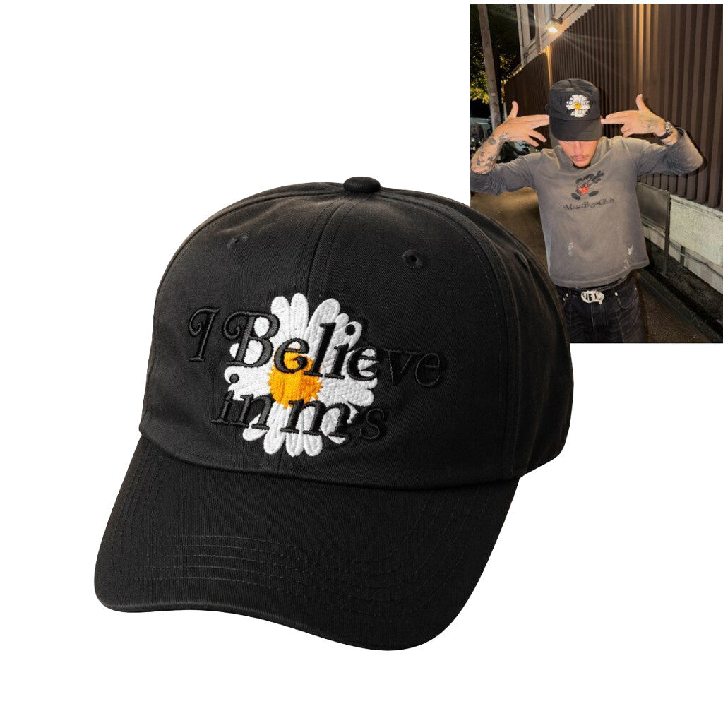 G-Dragon I Believe In Me Hat Embroidered Daisy Cute Cap G-Dragon Big Bang Merch 2026 Fans Gifts