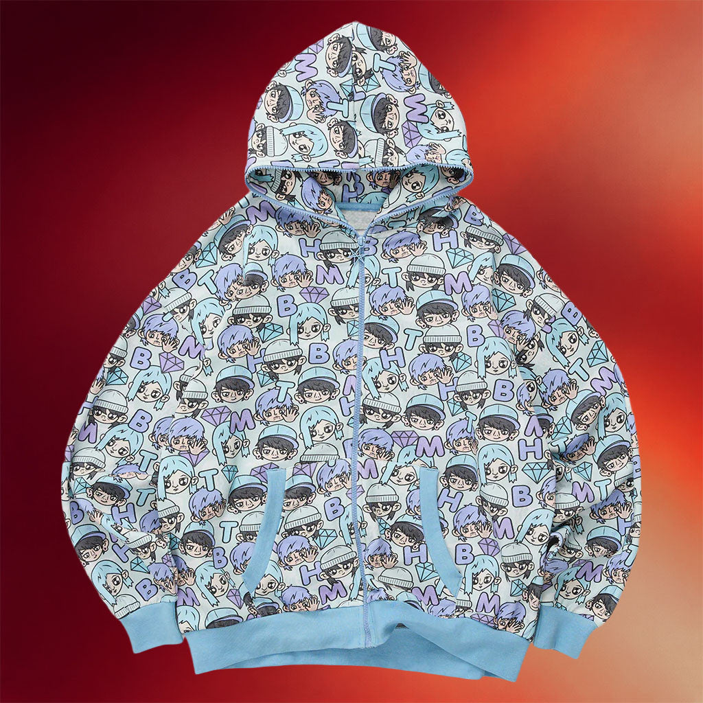 Bring Me The Horizon Merch 2026 Rawwwrr Zip Hoodie BMTH Merchandise Best Gift For Fans - Merchluma