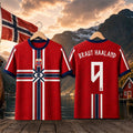 Erling Braut Haaland Jersey Shirt #9 Norway World Cup 2026 Merch Gift For Norway Team Fans