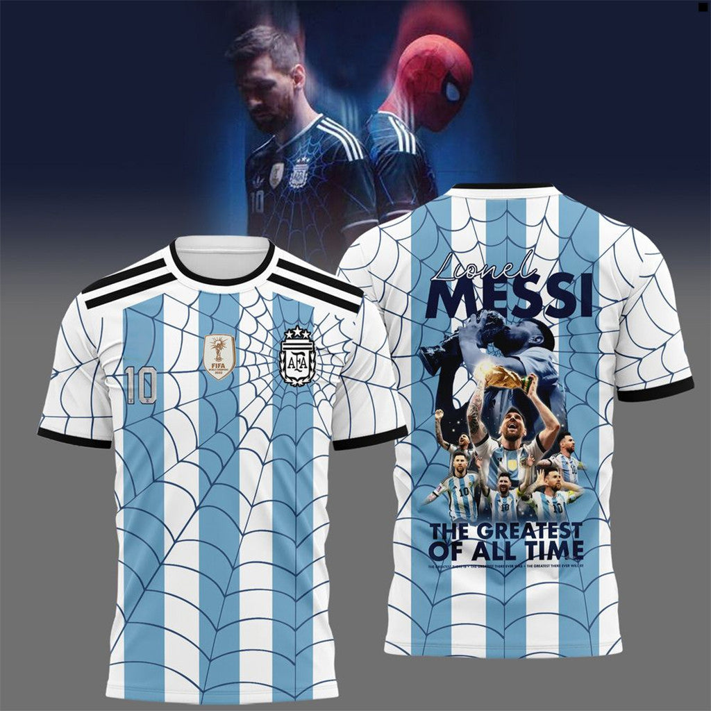 Argentina X Spiderman Messi The GOAT World Cup 2026 Jersey Shirt #10 Lionel Messi Merch Gifts