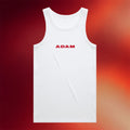 Adam Lambert Merch 2026 ADAM Logo Tank Top White Cool Gifts For Music Lovers - Merchluma