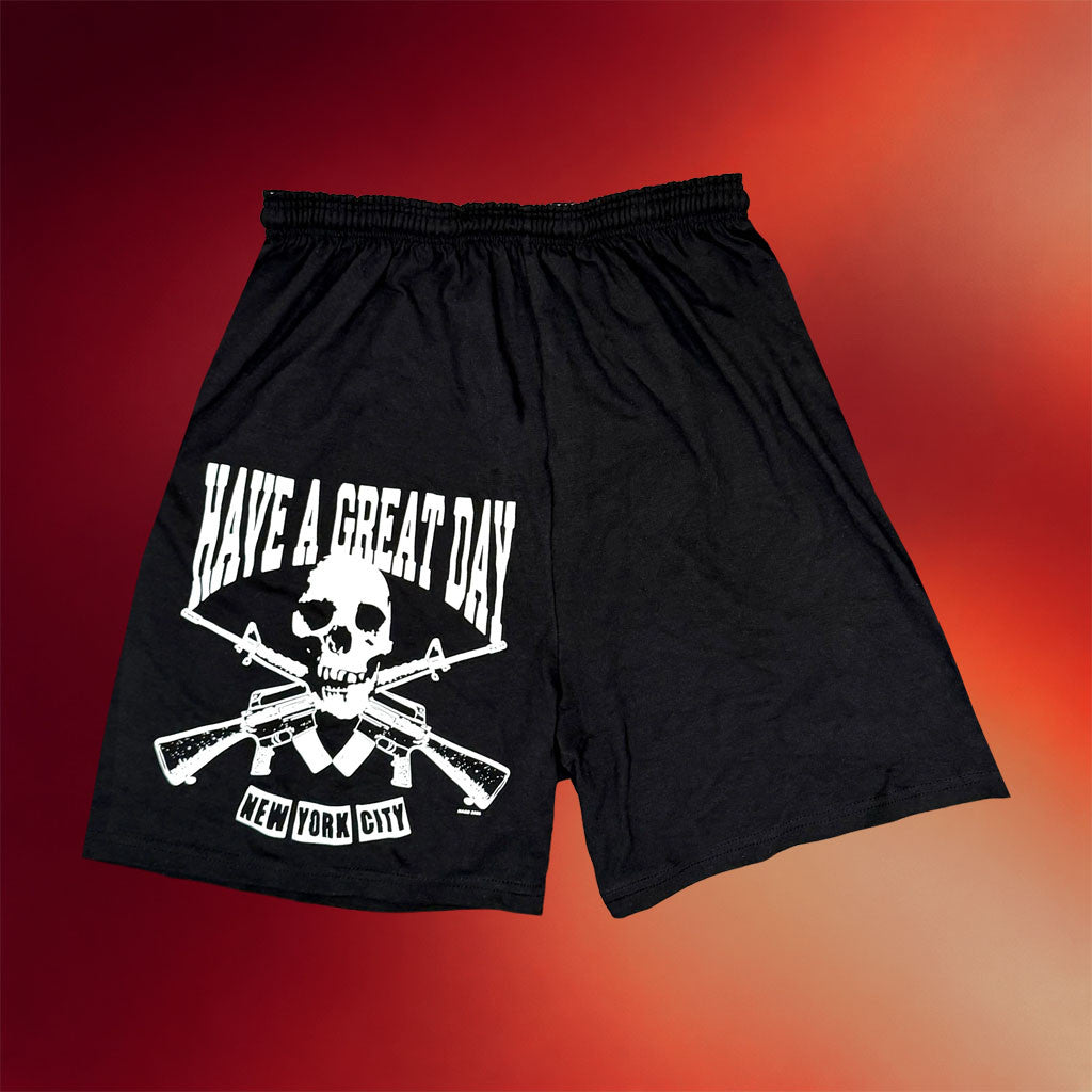 Will Mahony Merch 2026 Have A Great Day Black Shorts Birthday Gift Ideas For Him - Merchluma