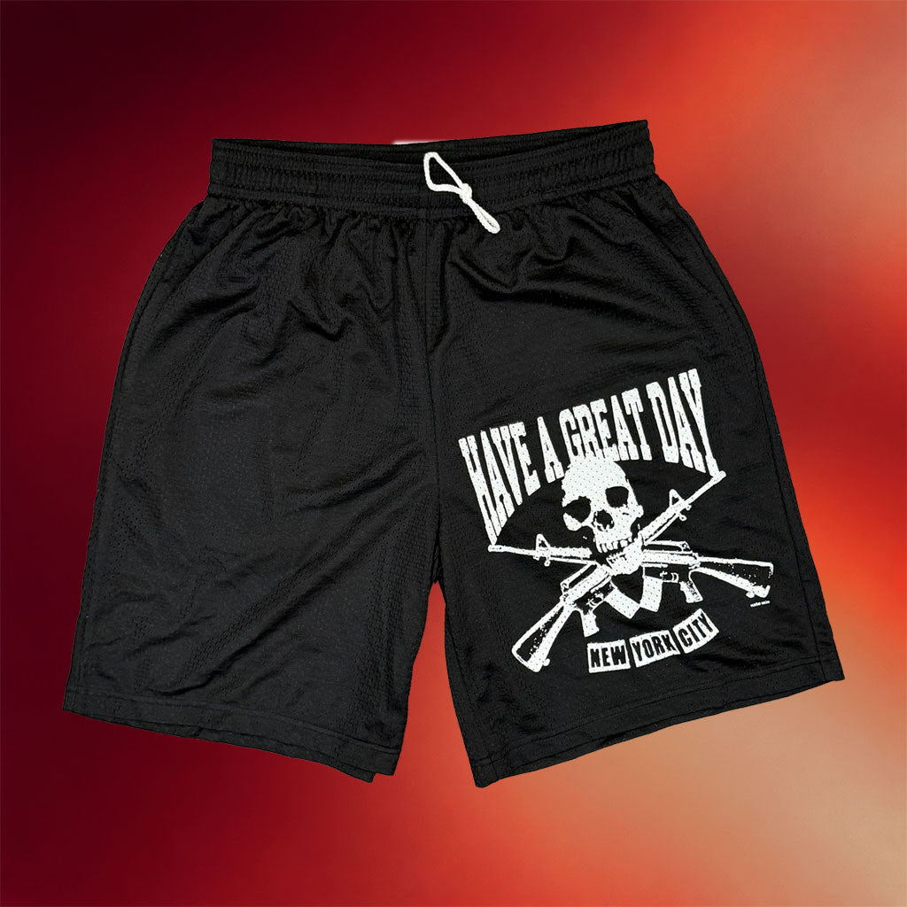 Will Mahony Merch 2026 Have A Great Day Shorts Black Gifts For My Husband - Merchluma