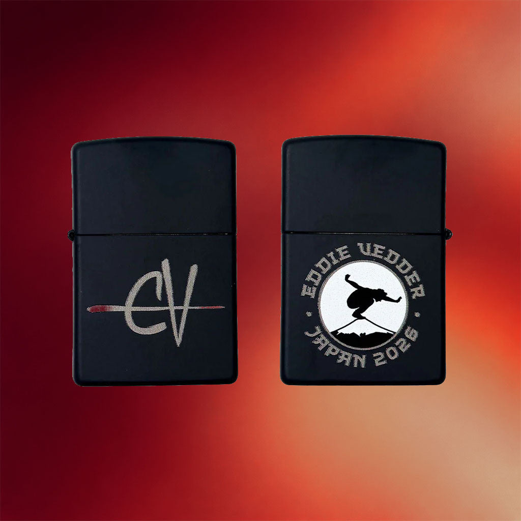 TSURT Merch Eddie Vedder Japan Tour Zippo Lighter Case Eddie Vedder Tour 2026 Merchandise - Merchluma