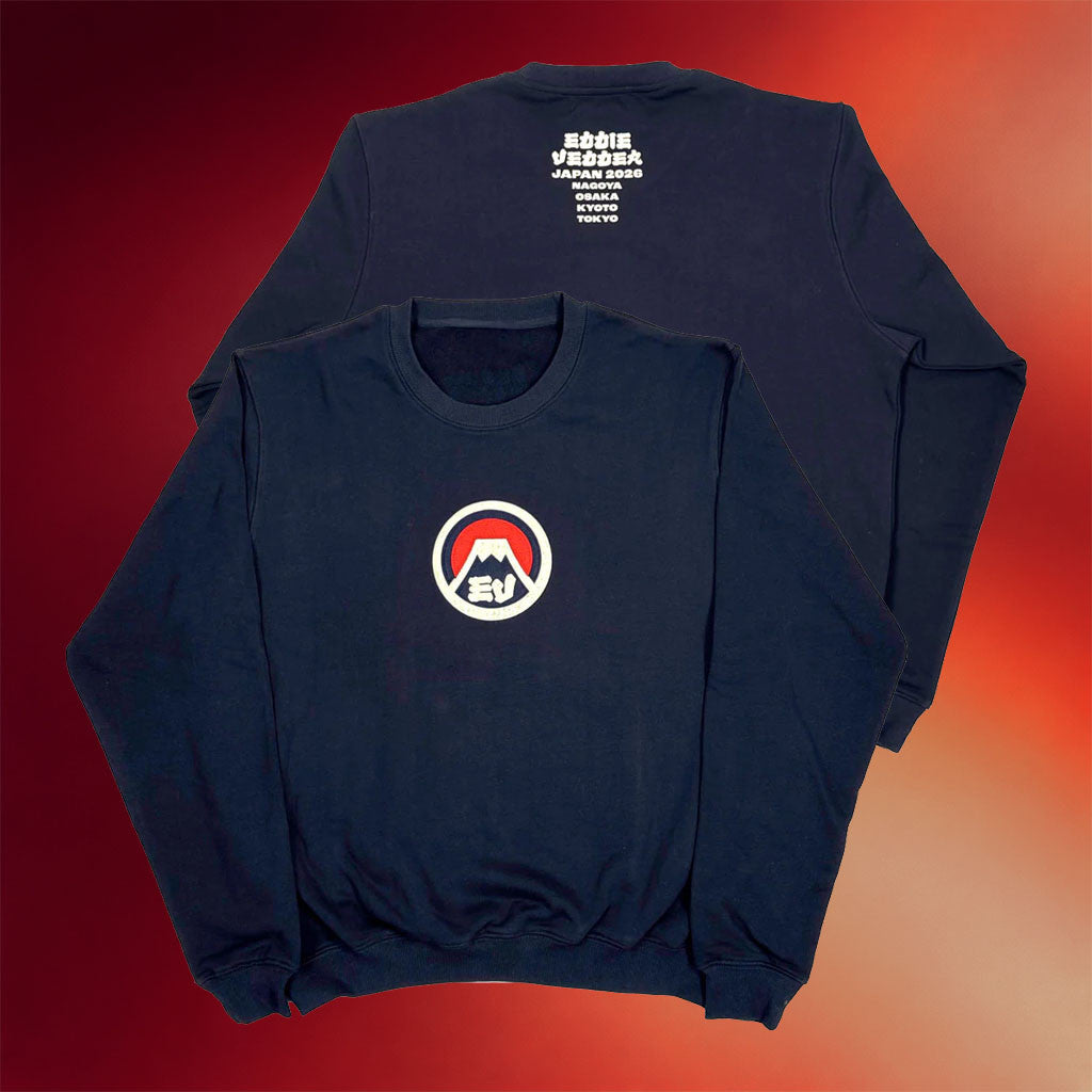 TSURT Merch Eddie Vedder Fuji Crewneck Sweatshirt Eddie Vedder Tour 2026 Merch Music Fan Gift - Merchluma