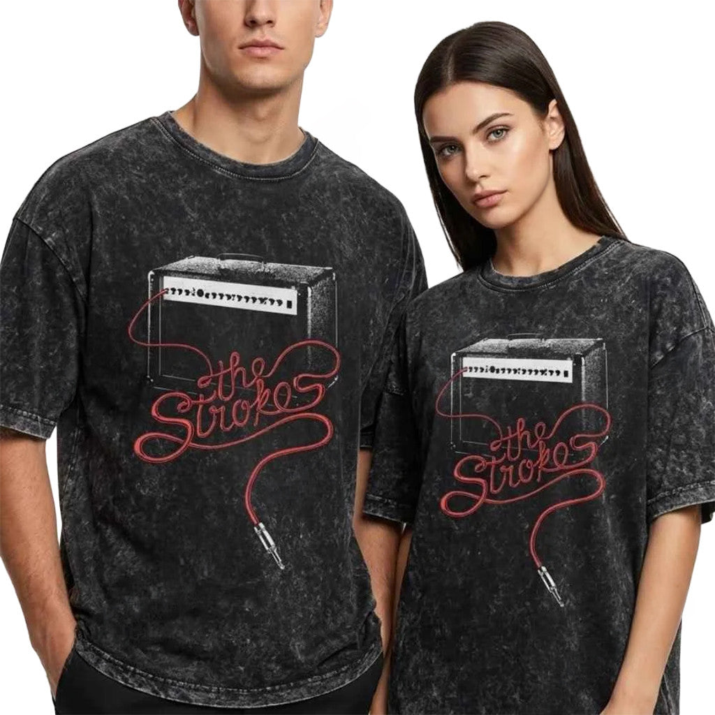 The Strokes Live At Allianz Amphitheater 2026 Event Washed T-Shirt The Strokes Merch Fan Gifts - Merchluma
