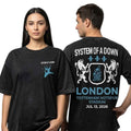 System Of A Down Live In London On July 13 2026 Lion Logo Washed T-Shirt SOAD Merch Fan Gifts - Merchluma