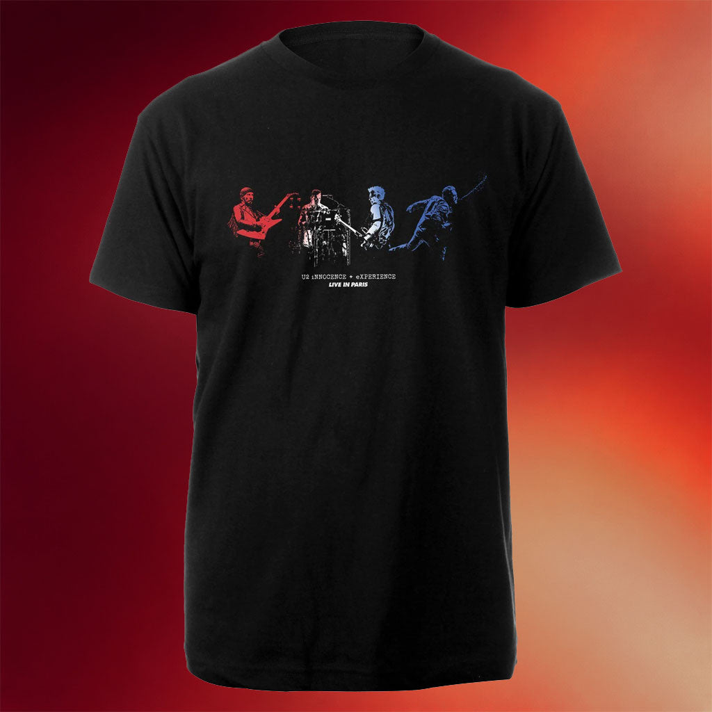 U2 Merch 2026 U2 IE Photo Black T-Shirt U2 Band Shirt Gifts For Rock Music Fans - Merchluma