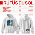 Rufus Du Sol 2026 Tour White Collection Hoodie Rufus Du Sol Merch Music Lover Gifts For Him - Merchluma