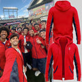 US Soccer World Cup 2026 Red Zip Hoodie USMNT Merch Best Gifts For Soccer Lovers - Merchluma