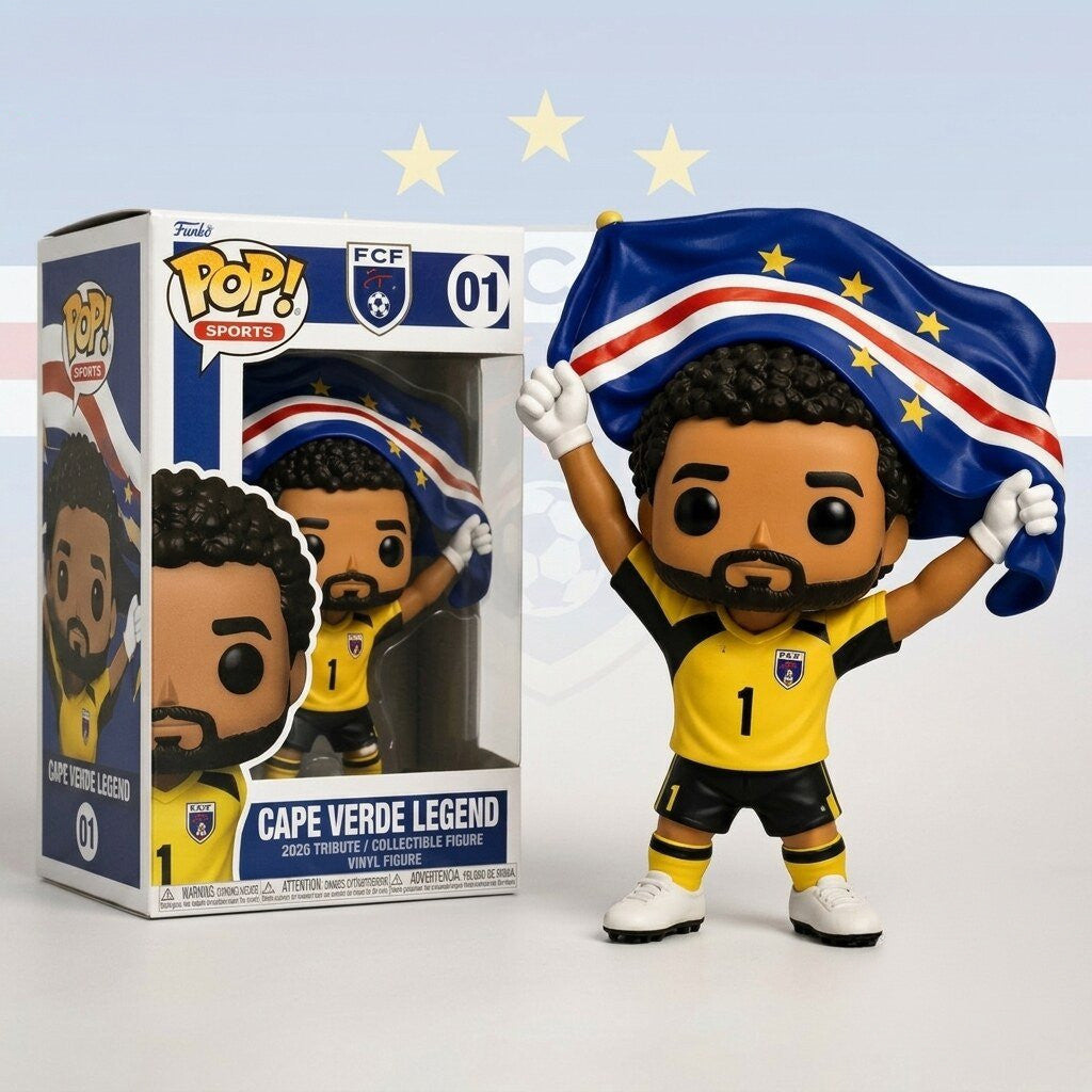 Vozinha Cape Verde National Football Team 2026 Funko Pop #1 Vozinha World Cup Merch Fan Gifts - Merchluma
