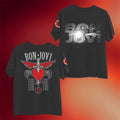 Bon Jovi Merch 2026 Bright Light Photo Black T-Shirt Bon Jovi Forever Tour Shirt Gift For Fans - Merchluma