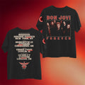 Bon Jovi Merch Forever 2026 Band Photo Tour Black T-Shirt Bon Jovi Forever Tour Merch Fan Gifts - Merchluma