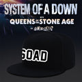 System Of A Down UK EU Tour 2026 Snapback Hat Embroidered SOAD Merch Gift For Band Fans - Merchluma