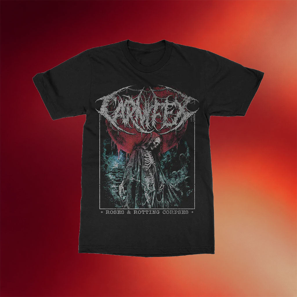 Indiemerch Merch 2026 Carnifex Roses And Rotting Corpses T-Shirt Carnifex Band Merch Fan Gifts - Merchluma