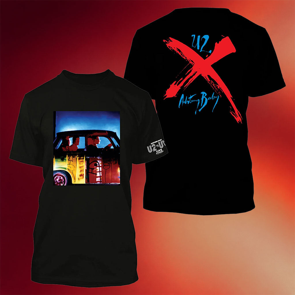 U2 Merch 2026 Achtung Baby UV Edition T-Shirt US Band Shirt Present For Music Lover - Merchluma