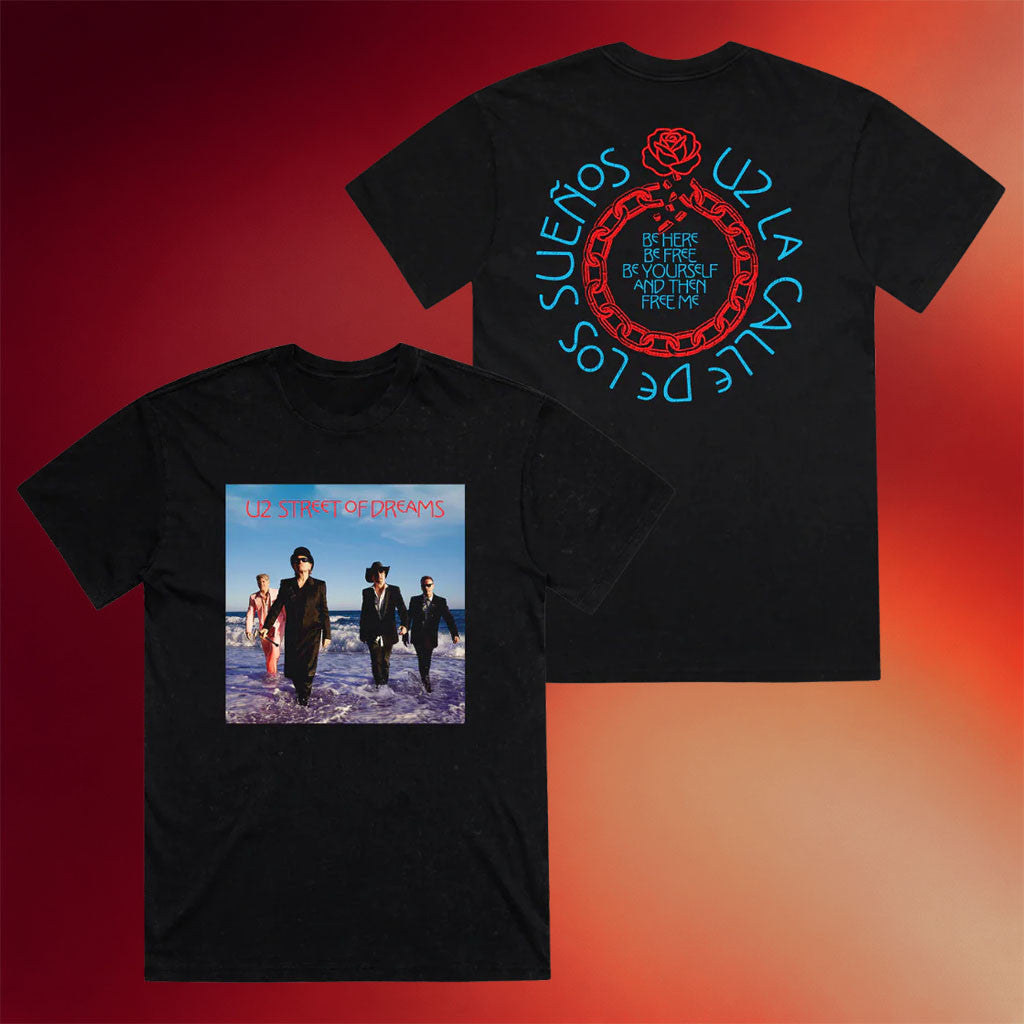 U2 Merch 2026 Street Of Dreams Cover T-Shirt U2 Band Shirt Gift For Music Lovers - Merchluma
